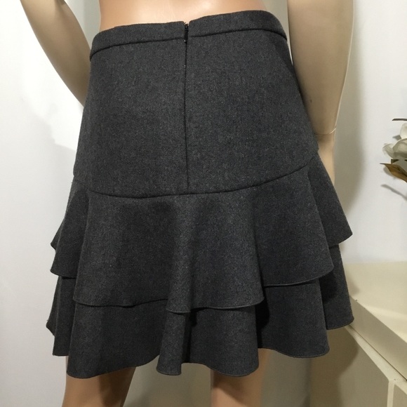 J-CREW - dark grey  skirt (A53 - Picture 4 of 5